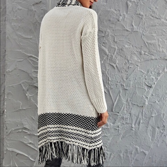 H&M Boho Fringe Cardigan - Picture 3 of 9